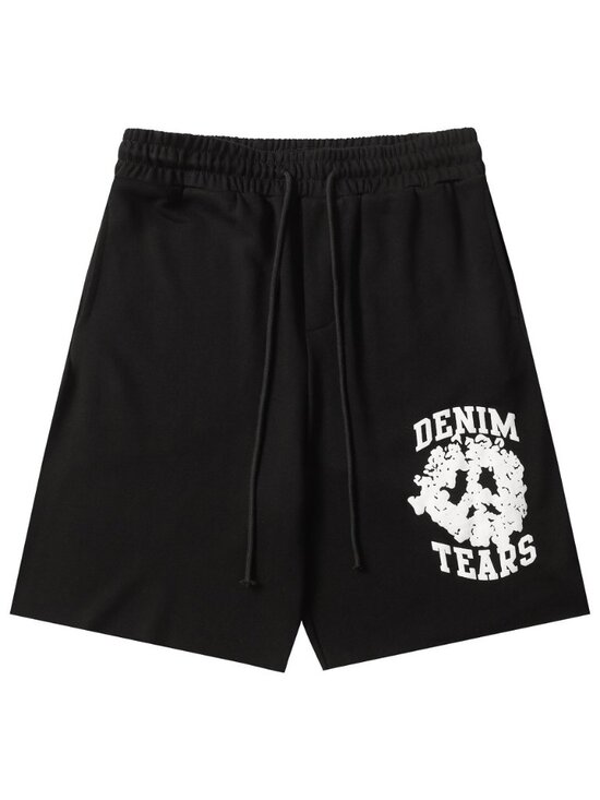 Denim Tears Other - Denim Tears Denim University Black Sweat Shorts